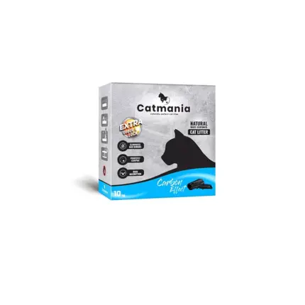 חול קטמאניה אפקט הפחם 10 ק"ג Catmania