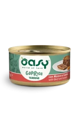 שימורי אואסי פטה בקר וירקות 85 גרם Oasy TERRINA
