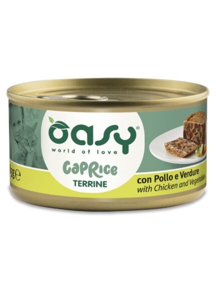 שימורי אואסי פטה עוף וירקות 85 גרם Oasy TERRINA