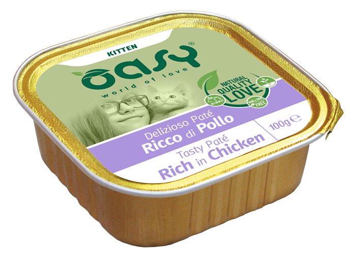 אואסי מעדן פטה עוף קיטן 100 גרם OASY