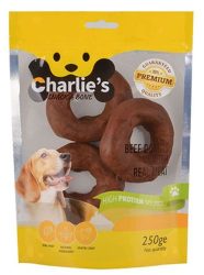 חטיף צ`רליז דונאט בקר עטוף בשר בקר 250 גרם Charlie's