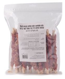 חטיף צ`רליז רול בקר עטוף בשר ברווז 1 ק"ג  Charlie’s