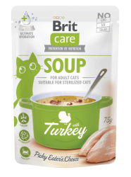 בריט קר מרק לחתול הודו 75 גרם Brit Care SOUP