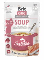 בריט קר מרק לחתול סלמון 75 גרם Brit Care SOUP