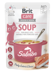 בריט קר מרק לחתול סלמון 75 גרם Brit Care SOUP