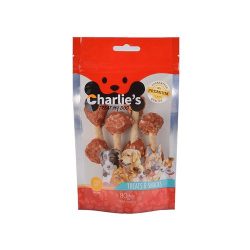 חטיף צ`רליז משקולת ברווז ואורז 80 גרם Charlie's