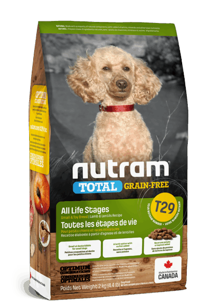 נוטרם T29 נטול דגנים ג.ק ע"ב כבש ועדשים 2 ק"ג Nutram