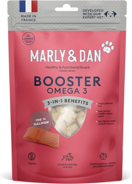 MARLY&DAN חטיף לכלבים אומגה 3 בהקפאה 50 גרם