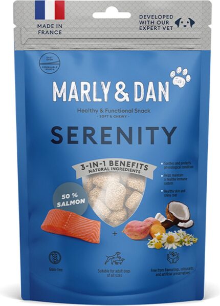 MARLY&DAN חטיף רך לכלבים  להרגעה 100 גרם