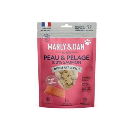 MARLY&DAN חטיף לחתולים אומגה 3 בהקפאה 40 גרם