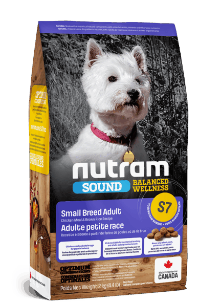 נוטרם S7 בוגר ג.ק ע"ב עוף ואורז חום 5.4 ק"ג Nutram