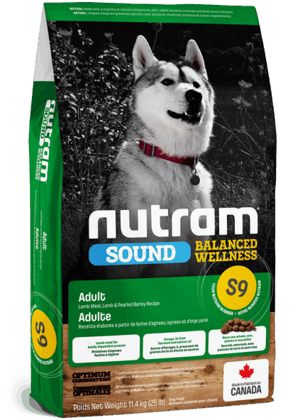 נוטרם S9 בוגר ע"ב כבש וגריסי פנינה 2 ק"ג Nutram