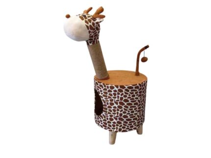 מתקן גירוד GIRAFFE HOUSE לחתול 80 ס"מ