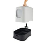 ⁦שירותי חתול דגם BIALA צבע לבן אפרפר⁩ – תמונה ⁦2⁩