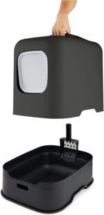 ⁦שירותי חתול דגם BIALA צבע שחור⁩ – תמונה ⁦3⁩