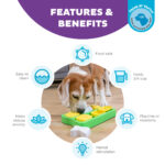 ⁦משחק חשיבה קטן דוג בריק ירוק רמה 2 Outward Hound⁩ – תמונה ⁦2⁩