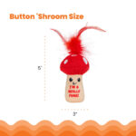 ⁦צעצוע לחתול פטרייה אדומה Petstages⁩ – תמונה ⁦2⁩