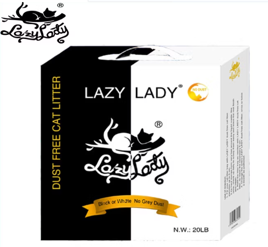 חול חתולים לייזי ליידי 3 ב-1 9 ק”ג LAZY LADY