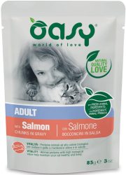 פאוצ אואסי  סלמון ברוטב 85 גרם OASY