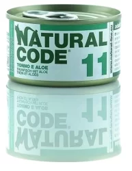 נטורל קוד 11 טונה ואלוורה לחתול 85 גרם Natural Code