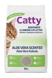 חול חתולים קטי 10 ליטר אלוורה Catty