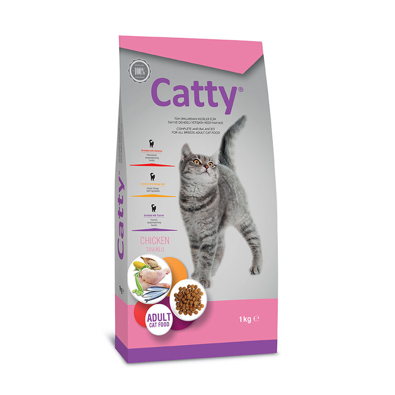 קאטי חתול עוף 1 ק”ג Catty