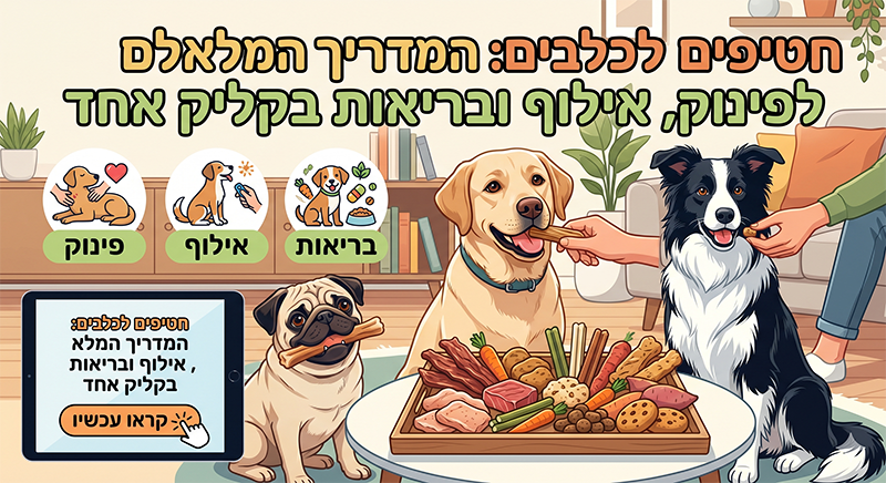 חטיפים לכלבים | חטיפי אילוף לכלבים | חטיף לכלב | חטיף אילוף לכלב - ג'ונגל קלאב