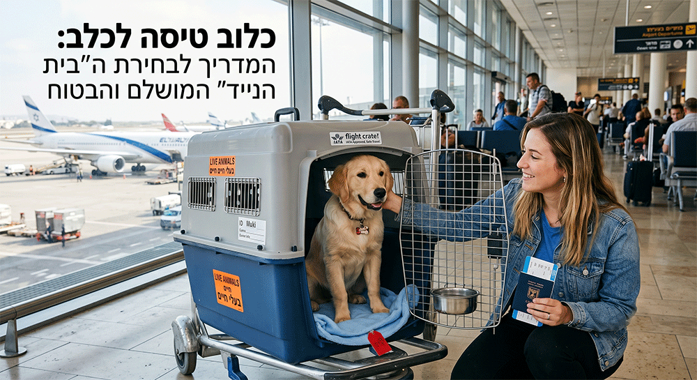 כלוב טיסה לכלב: המדריך לבחירת ה"בית הנייד" המושלם והבטוח | ג'ונגל קלאב