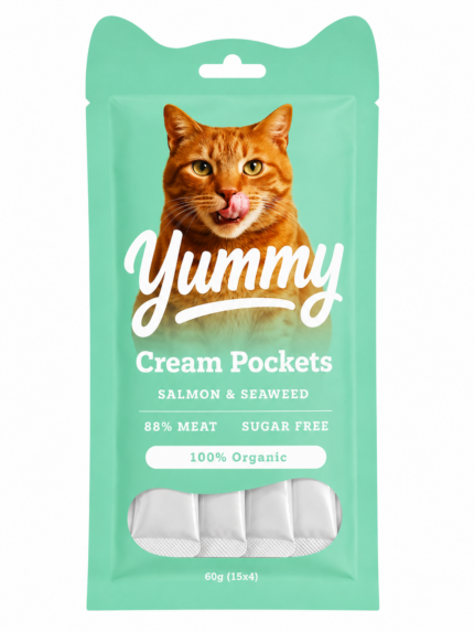 חטיף שלוקים יאמי סלמון ואצות 4 יח` 60 גרם Yummy
