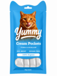 חטיף שלוקים יאמי טונה וצדפות 4 יח` 60 גרם Yummy
