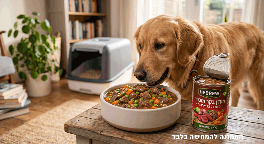 אוכל רטוב לכלבים: הפחית שתשדרג לכלב שלכם את הארוחה | אוכל רטוב לכלב | מזון רטוב לכלב | מזון רטוב לכלבים - ג'ונגל קלאב