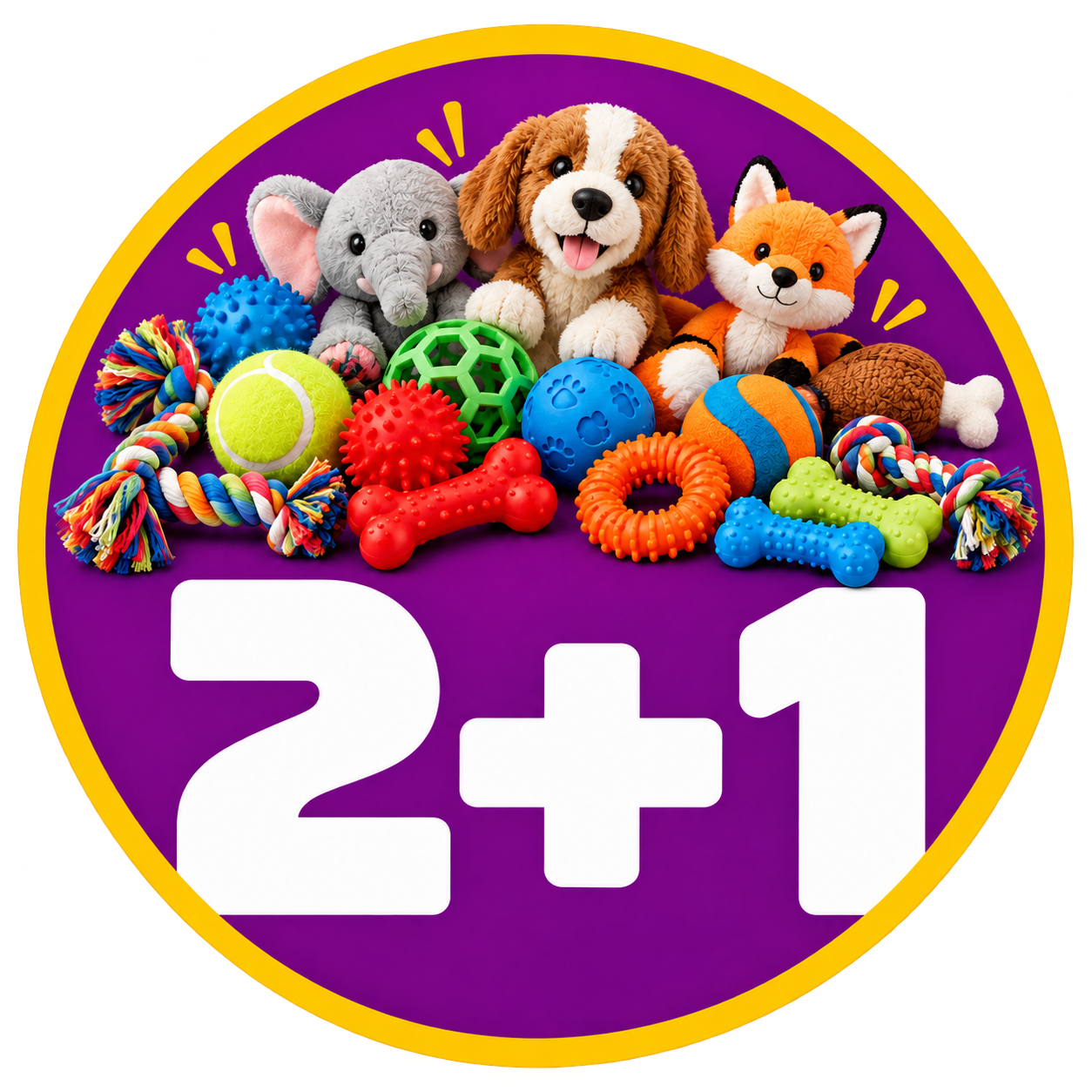 2 פלוס 1 על כל הצעצועים